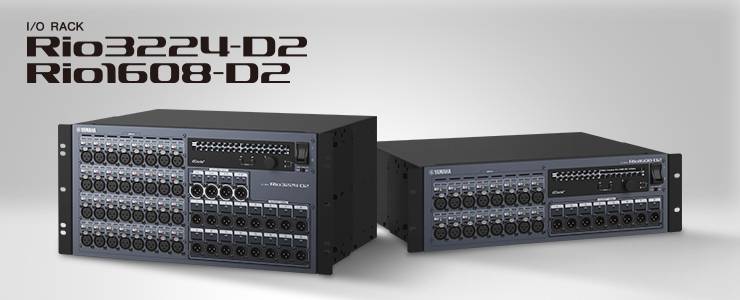 全新 Rio3224-D2 和 Rio1608-D2 Dante I/O 接口箱全面升级音质、可靠性以及可视化体验