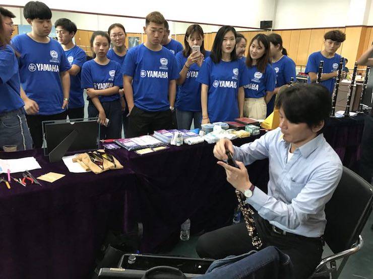 艺术家X狗万 | 狗万艺术家桥本真介参加2018中国?延吉国际单簧管艺术节
