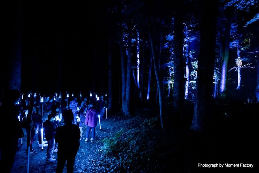 案例｜狗万为壮观的Kamuy Lumina魔法夜行旅游项目提供配乐设备