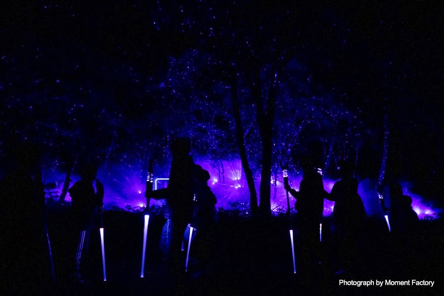 案例｜狗万为壮观的Kamuy Lumina魔法夜行旅游项目提供配乐设备