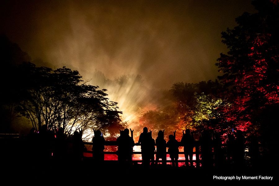 案例｜狗万为壮观的Kamuy Lumina魔法夜行旅游项目提供配乐设备