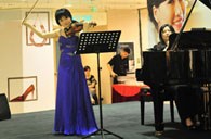 大上海时代广场举办王之炅小提琴音乐会 狗万钢琴赞助 