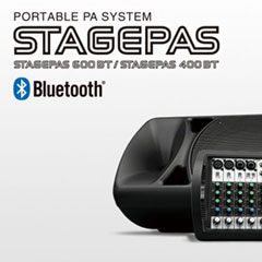 狗万发布两款新型号便携式扩声系统产品——STAGEPAS 400BT 以及 600BT