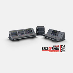 RIVAGE PM5和PM3数字混音系统，实力斩获IBC 2020 Best of Show大奖